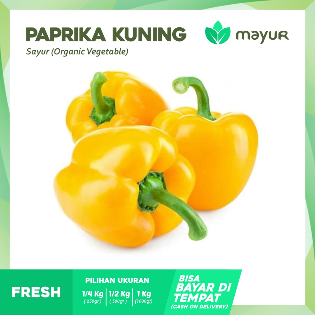 

Paprika Kuning Segar 1 pcs