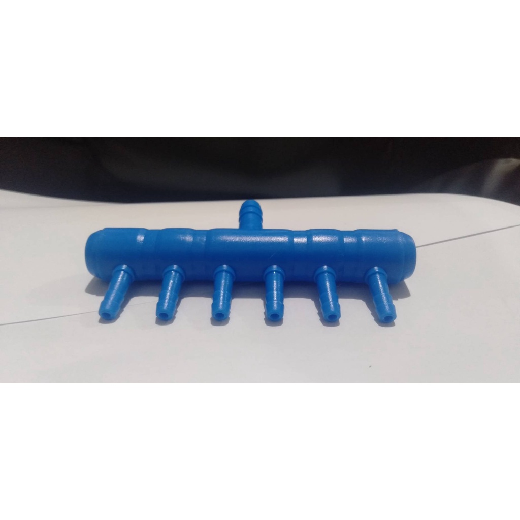 DIVIDER 6 WAY PEMBAGI UDARA SELANG AERATOR 6 LUBANG CABANG