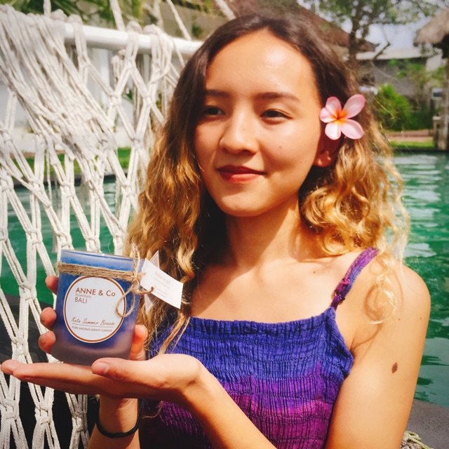Anne & Co Bali || 250 gr KUTA SUMMER BREEZE AROMATHERAPY CANDLE LILIN BALI