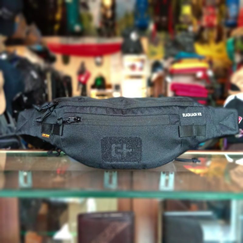Tas Pinggang Waistbag Pria Wanita Tactical Army Original Cartenz Blackjack