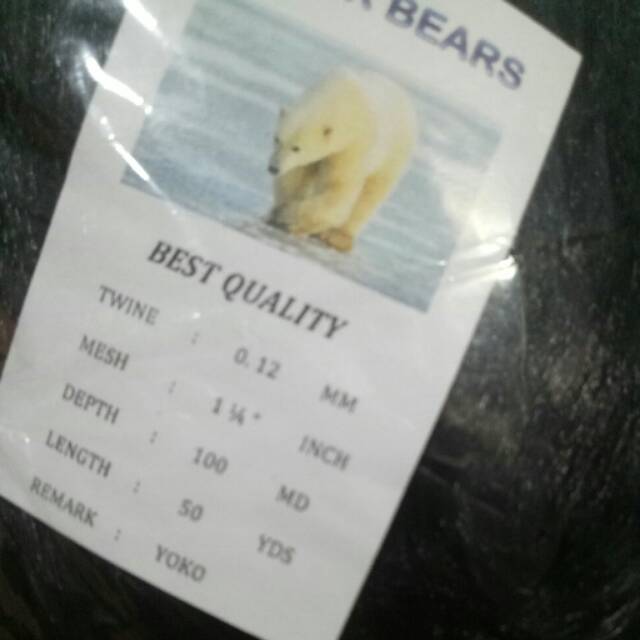 RB Jaring burung hitam tinggi 3 meter