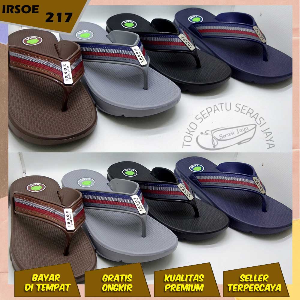 SANDAL KARET JEPIT IRSOE 217 UK 30 SAMPAI 44