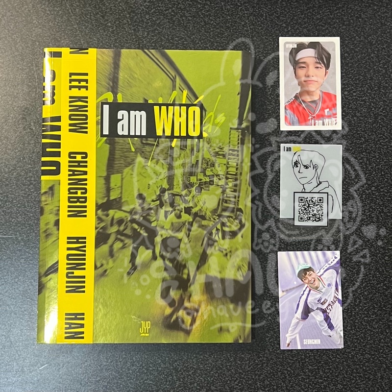 Jual Stray Kids Album I Am Who photocard Hyunjin White Border Shopee