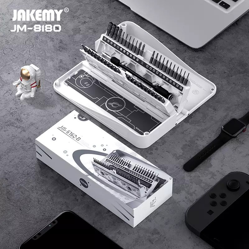 Jakemy JM-8180 B 47 in 1 Obeng CRV Reparasi Komputer Jam tangan Socket