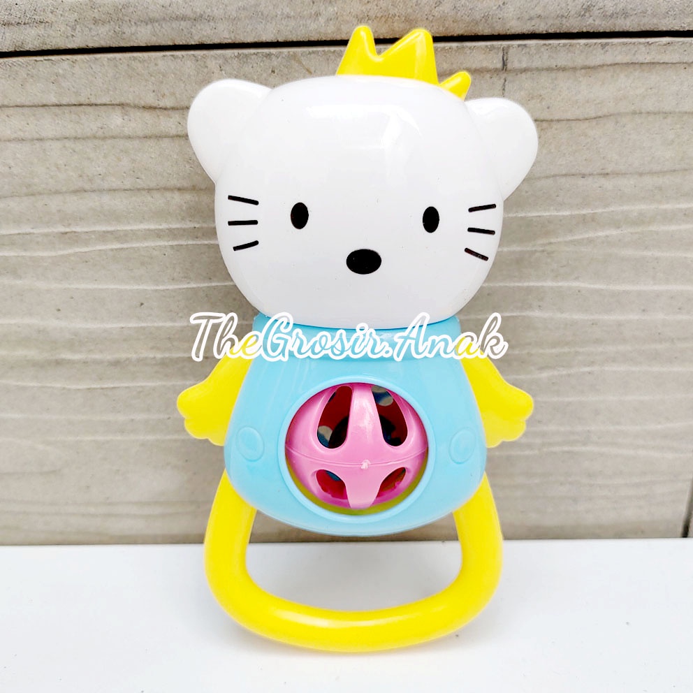 Kerincingan Hello Kitty 6868-3A Mainan Rattles Rattle Bayi