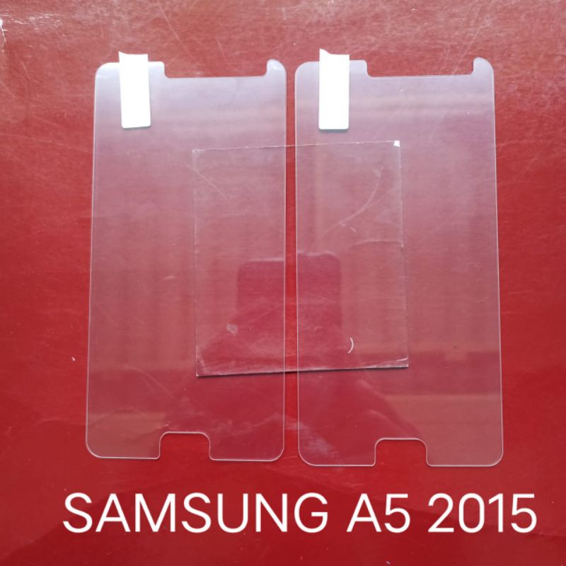 Tempered glass Samsung A3 2015 .  A5 2015 . A7 2015 . A8 2015 . A9 A910 . A310 A3 2016 .  A510 A5 2016 . A710 A7 2016 . A320 A3 2017 . A520 A5 2017 . A720 A7 2017 anti gores kaca bening transparan screen guard pelindung layar