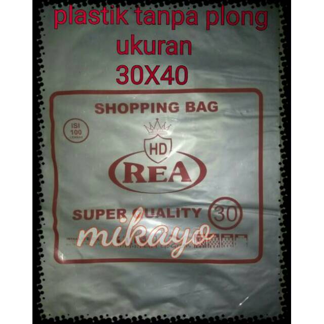 

plastik packing online no pound 30X40 100lembar