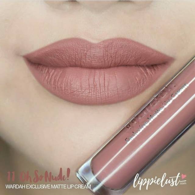 Wardah exclusive matte lip cream ~ 11 oh so nude