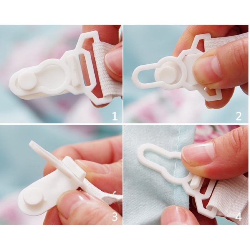 Tali Karet Strap Pengikat Pengencang Pengait Ujung Sprei Kasur Gripper / Pengikat Sprei 1 PCS