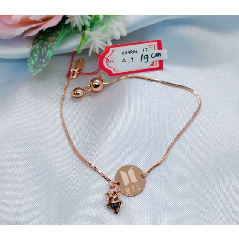 Gelang rantai emas 75 BTS