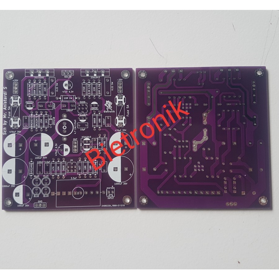 PCB Emprit Amp Dauble layer