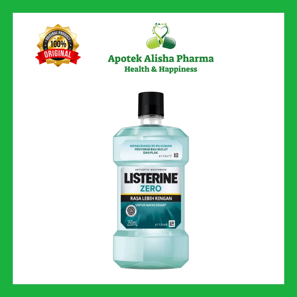 LISTERINE MOUTHWASH 100/250ml-Listerine Gargle/Listerine Obat Kumur Antiseptik/Listerin Kumur