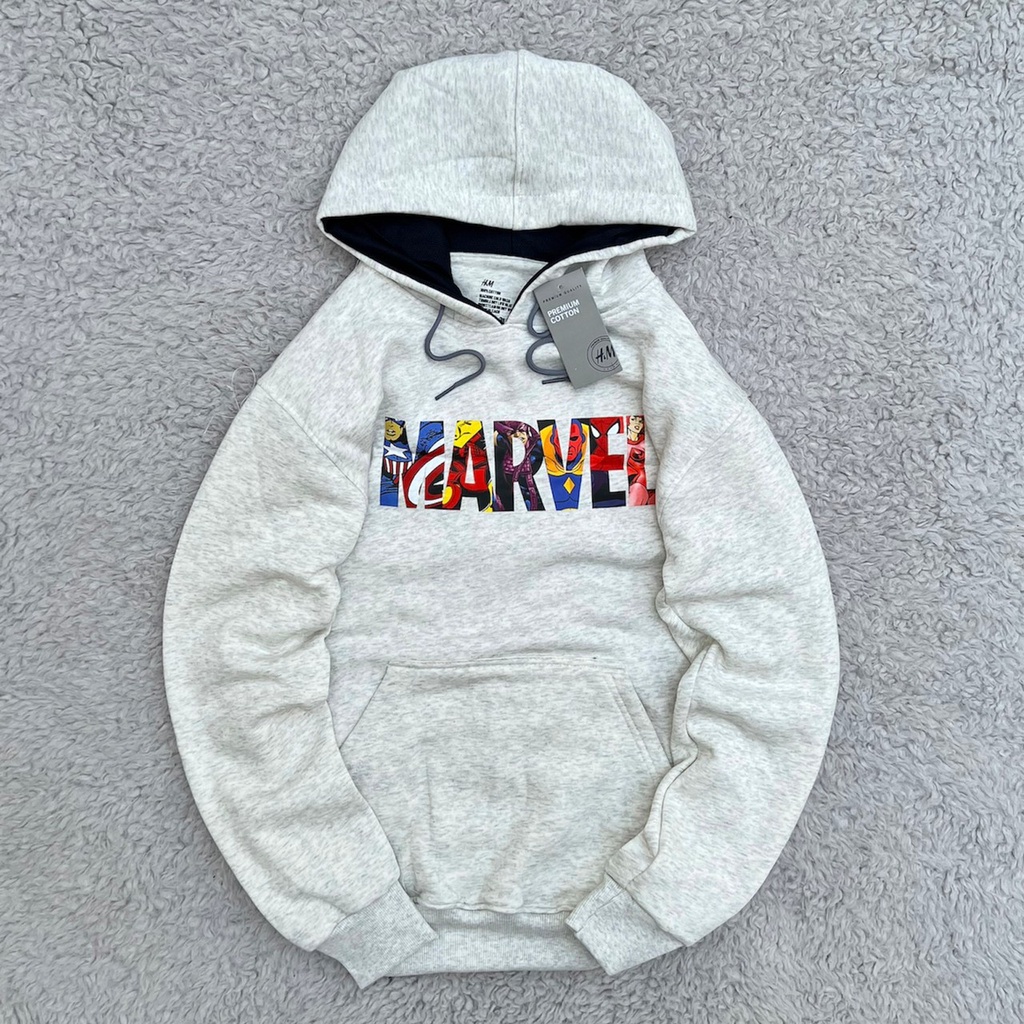 Sweater Hoodie Marvel H&amp;M Premium Full Tag | Hoodie Kasual