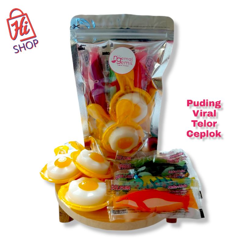 

Puding Viral Puding Telor Ceplok Telur Mata Sapi Mix Hoka Hoka Ikan Kualitas Premium