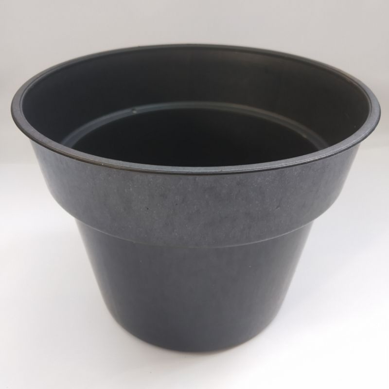 Pot bunga Plastik Hitam 12 cm & 8 cm