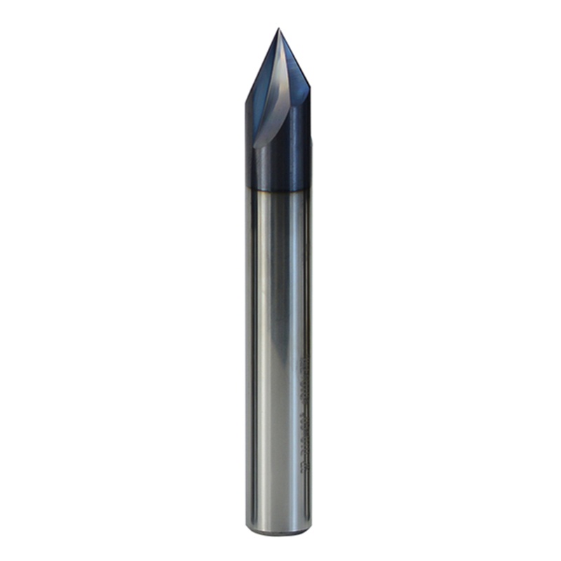 Bit Router Chamfer End Mill 60 Derajat 3 Flutes Bahan Tungsten Steel Untuk Mesin Chamfer