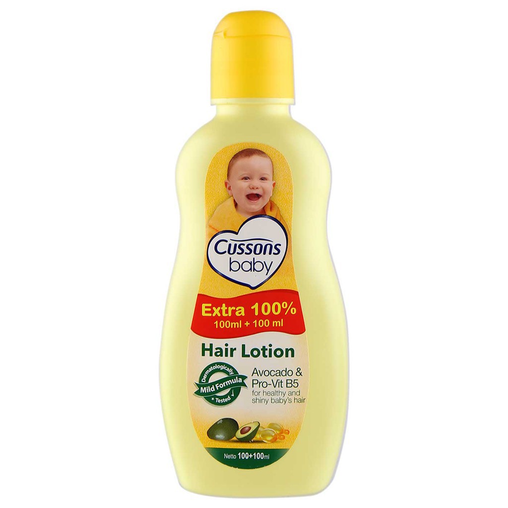 Cussons Baby Hair Lotion 100ml extra 100ml ORIGINAL-BPOM