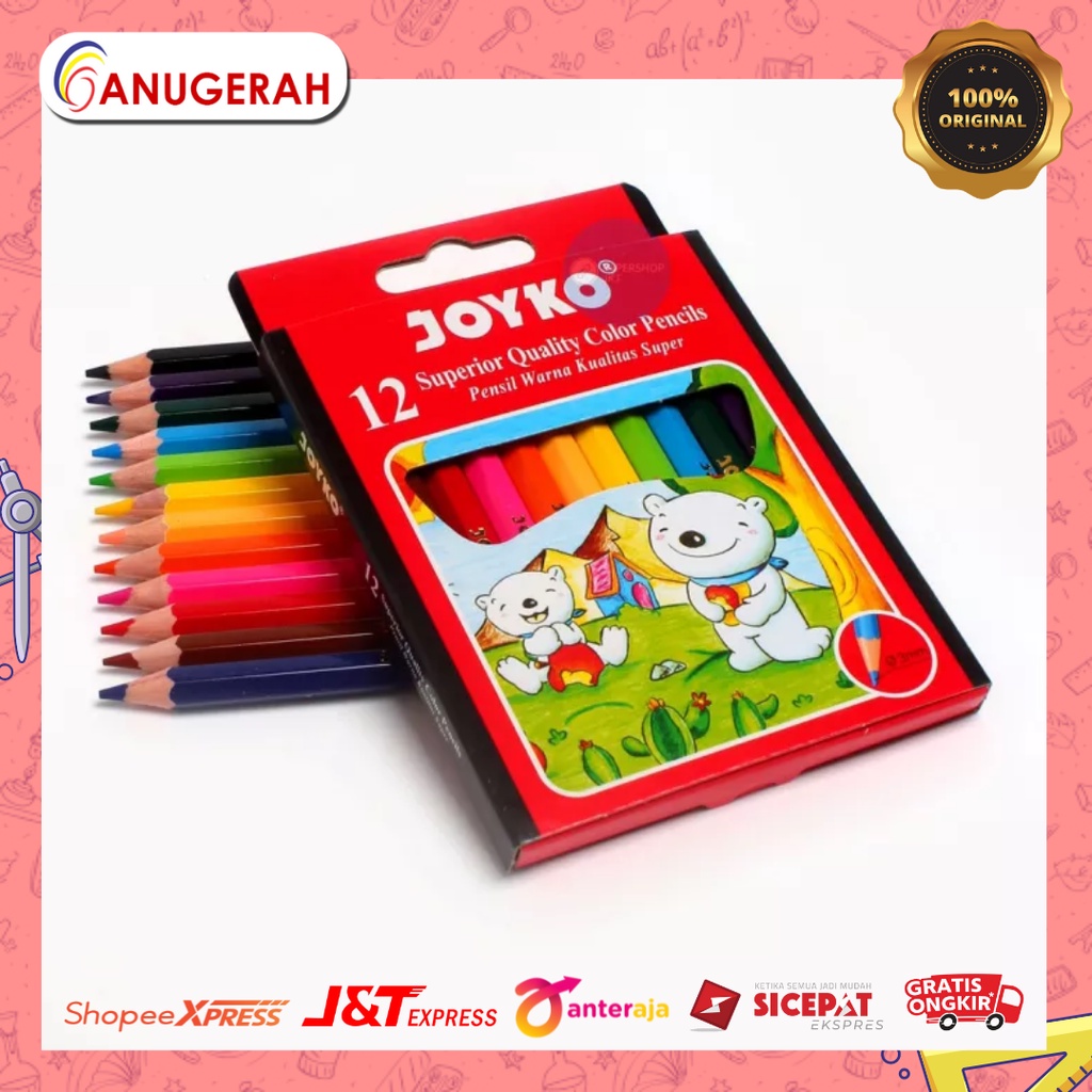 

JOYKO CP-S12 PENSIL WARNA MINI / PENDEK