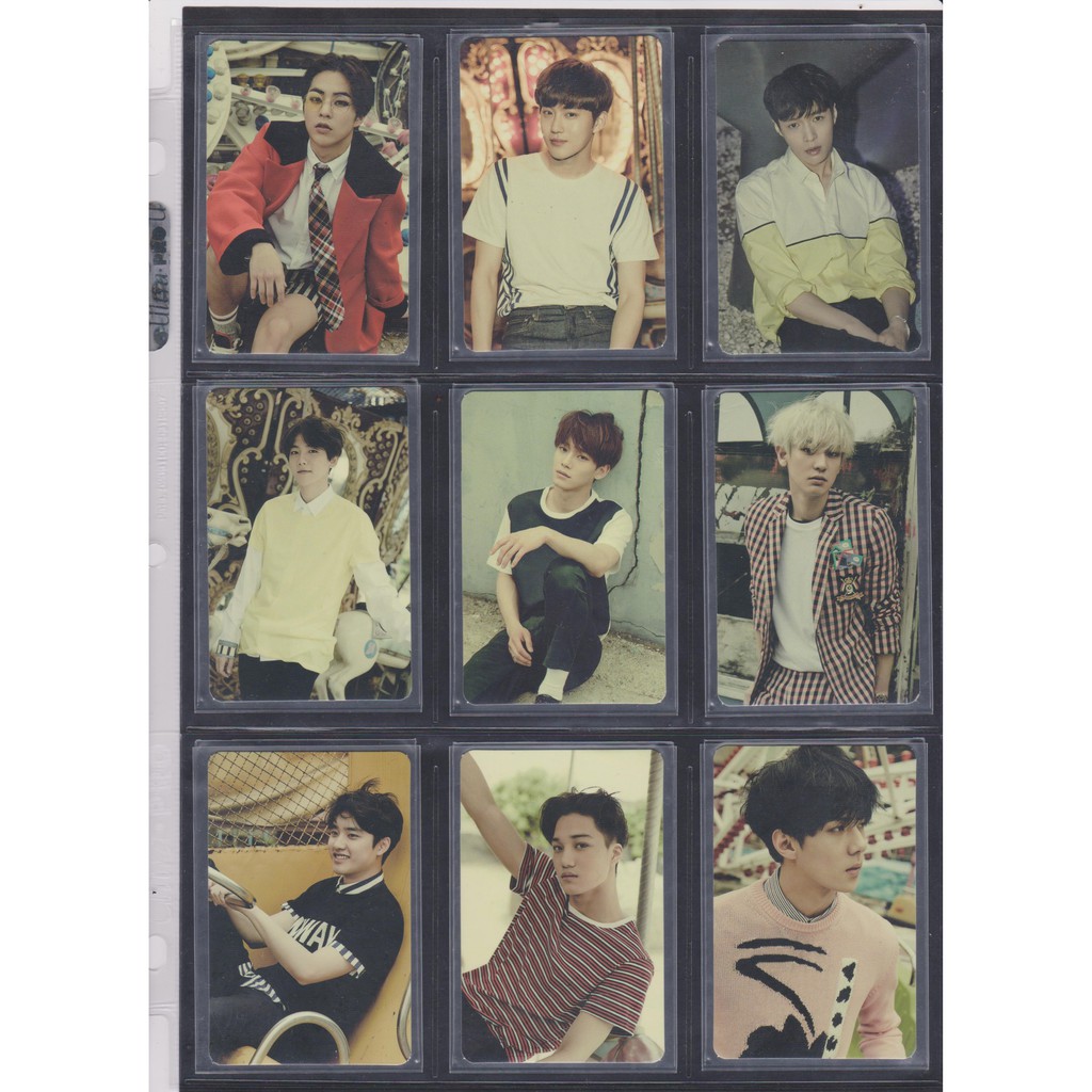OFFICIAL EXO LOVE ME RIGHT COEX B VERSION PHOTOCARDS