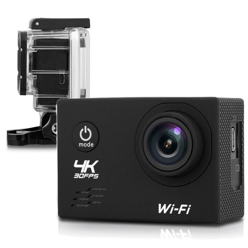 Action Camera Waterproof 4K WiFi - Black