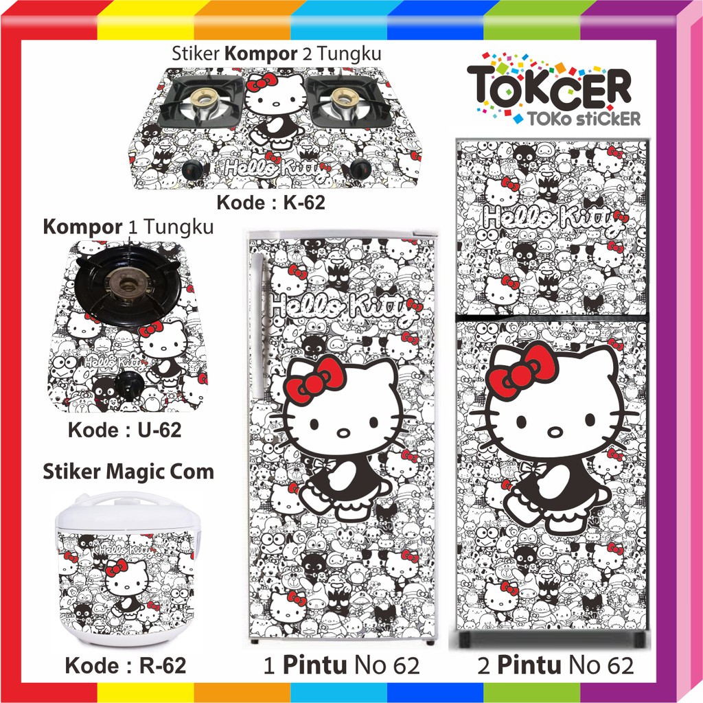 Stiker Kulkas dan Kompor  Hello Kitty 62