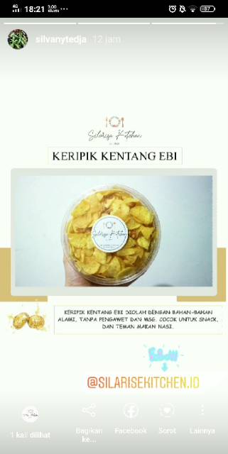 

Kripik Kentang Ebi / Original