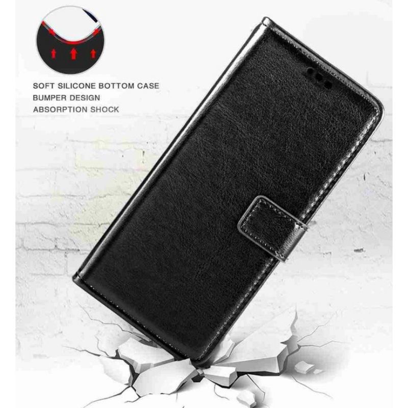 Flip Case Oppo A3s Flip Cover Dompet Bluemoon Leather Case