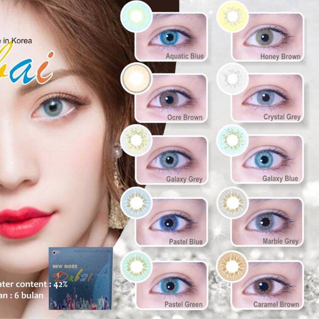 [PROMO BUNDLE] SOFTLENS NEW MORE DUBAI CTK - NORMAL + 1 PASANG SOFTLENS RANDOM - NORMAL