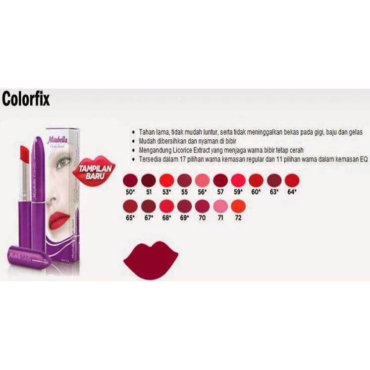 Mirabella Colorfix Lipstik Matte