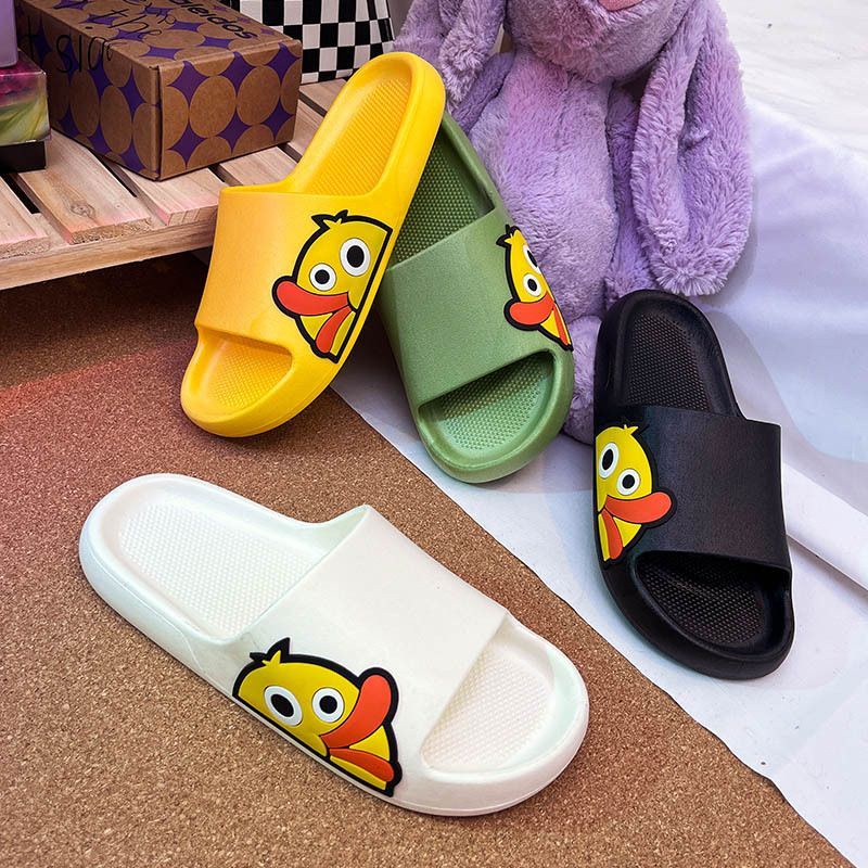 Sandal Slop Karet Pria Wanita Couple Karakter Bebek Import High Quality S2