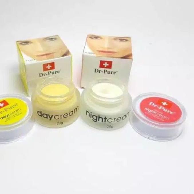 ➼ DR PURE MALAM DAN SIANG/DR PURE CREAM ORIGINAL BPOM 100% ➵