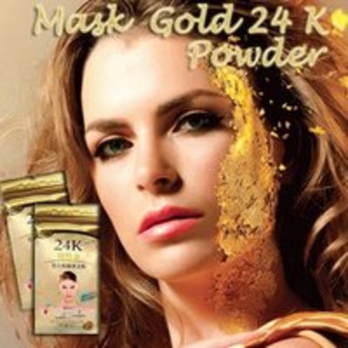 Mask Gold 24k bubuk / / Liyanshijia Gold Mask Powder 24 k