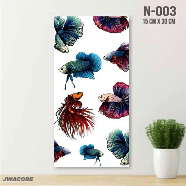 WALL DECOR HIASAN DINDING MOTIF IKAN