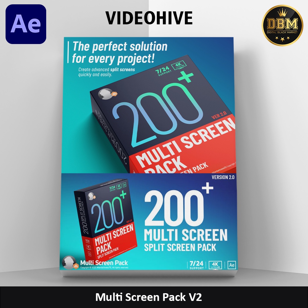 Multi Screen Pack V2 - After Effects Project Files