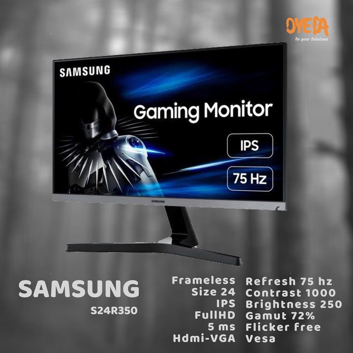 LED Samsung S24R350 IPS Frameless 75Hz