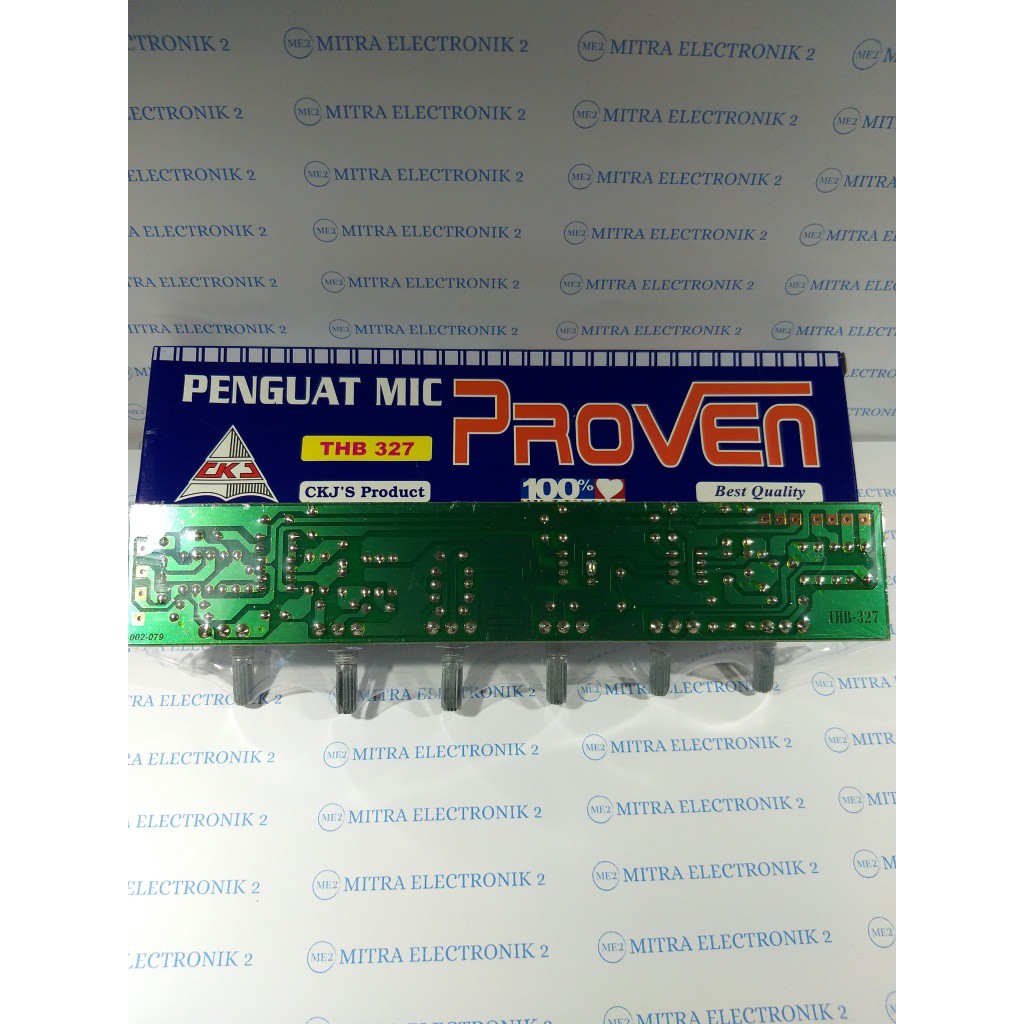 RAKITAN AMPLIFIER KIT PENGUAT MIC PROVEBN THB: 327 6 POTENSIO