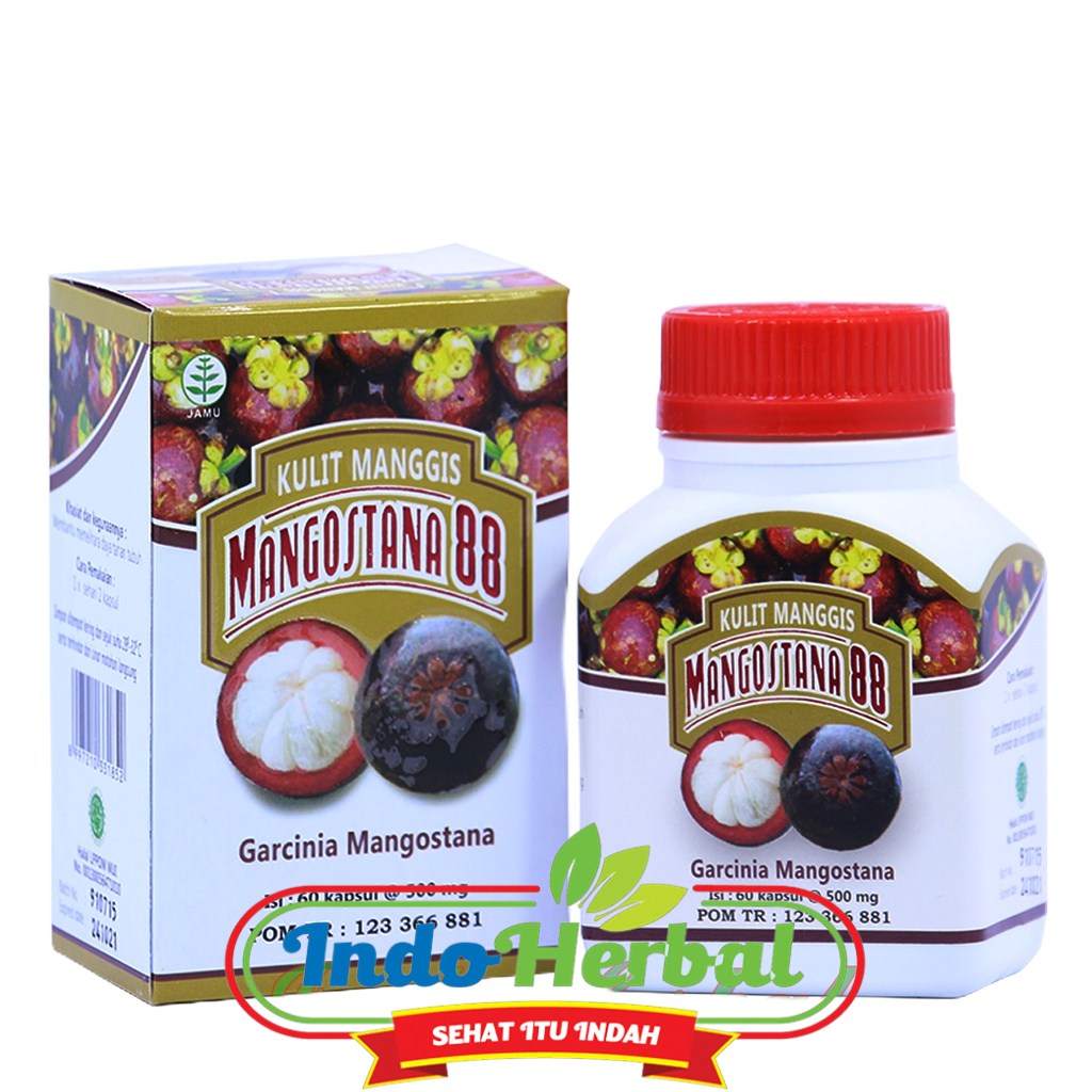 Mangostana 88 kapsul kulit manggis / Garcinia Mangostana