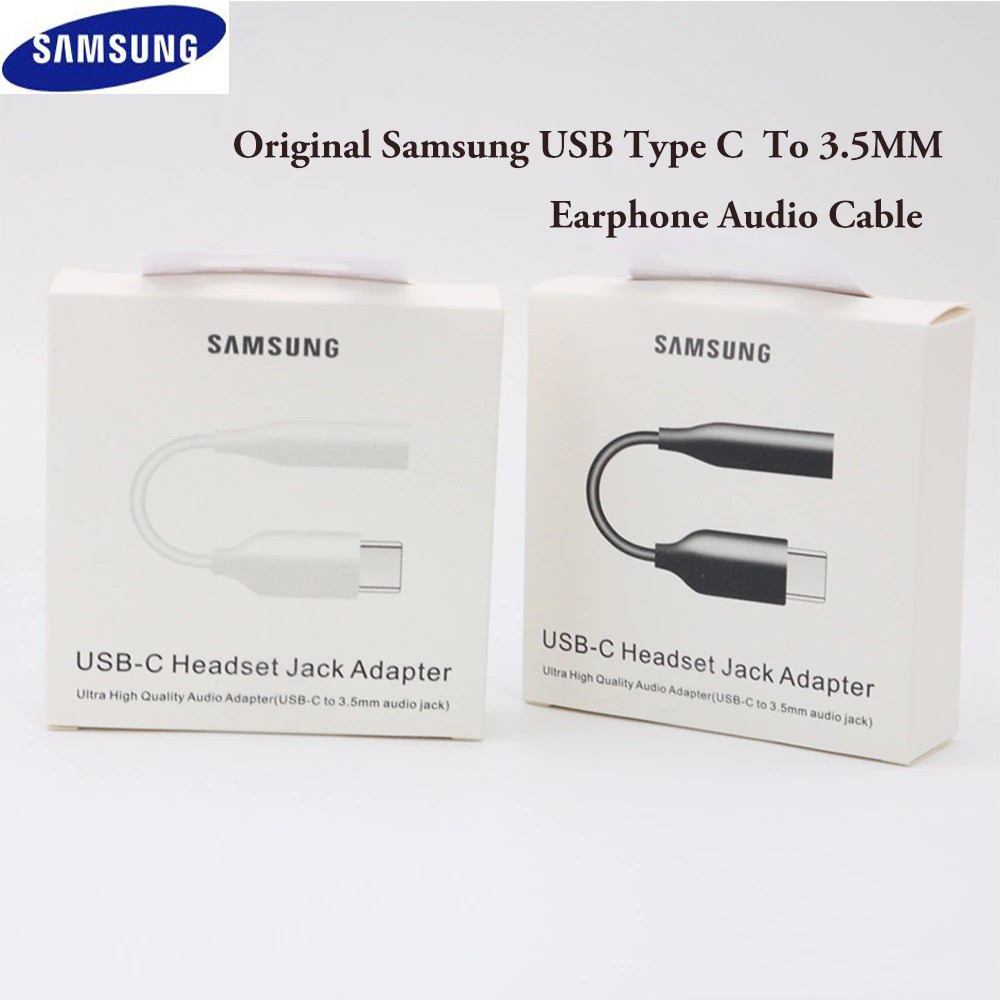 USB-C Headset Jack Adapter Konverter Headset Samsung Type C to Female Aux 3.5mm