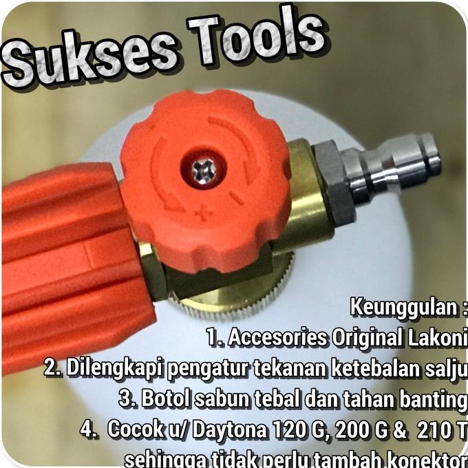 Alat Cuci Steam Salju Snow Wash Foam Lance U/ Lakoni Daytona 120 G