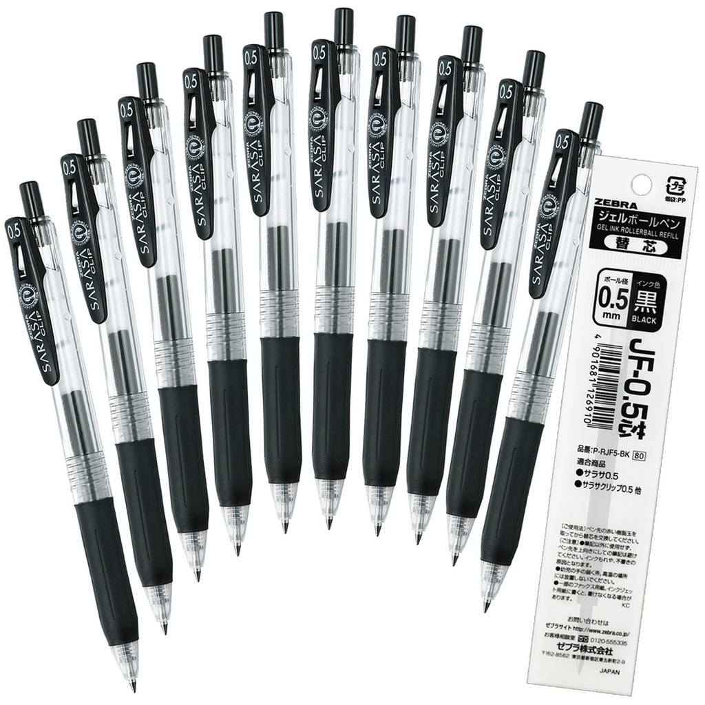 

BALLPEN ZEBRA SARASA CLIP 05 BLACK