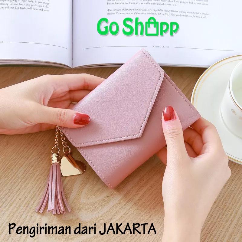 Dompet Import Wanita Import High Quality - Dompet Lipat Wanita Fashion Korea - Dompet Cewek [PD01]