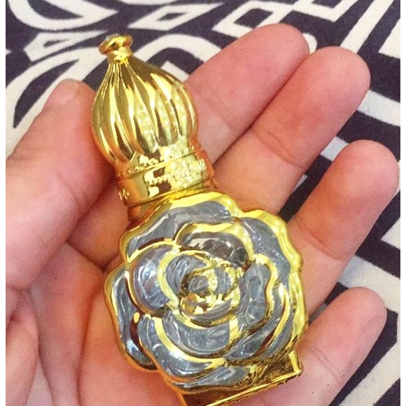 『ORIGINAL』 Botol parfume mewah emas antik  (Arab) roll on