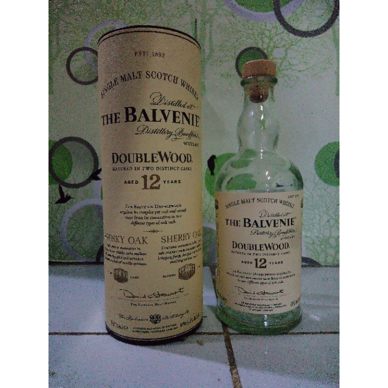 botol bekas miras balvenie 12