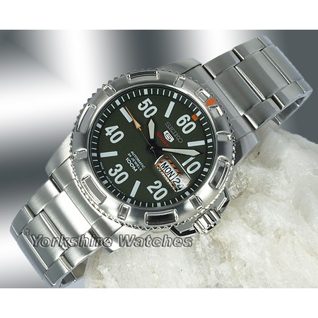 Seiko 5 Sports SRP215K1 Automatic Green Dial | Jam Pria SRP215