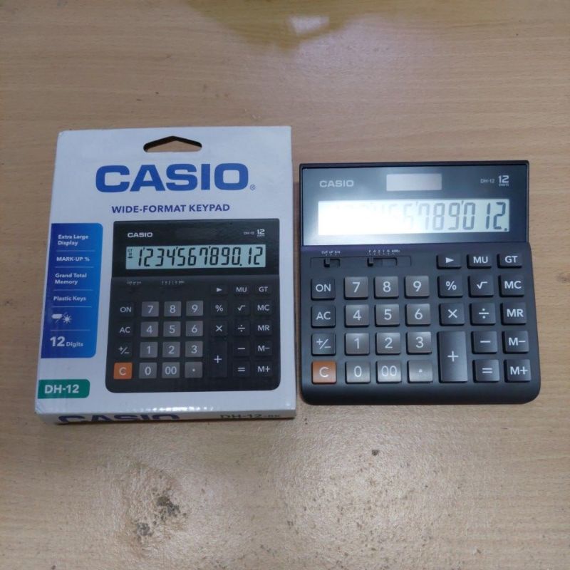 

Kalkulator Casio DH-12 Besar (12 Digit) / Calculator Casio DH-12
