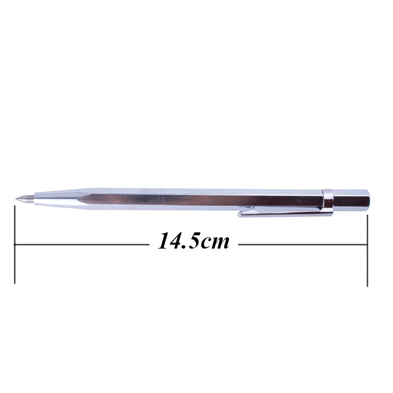 Pena Ukir Metal Carbide Tip Scrapper Pengukir - Silver