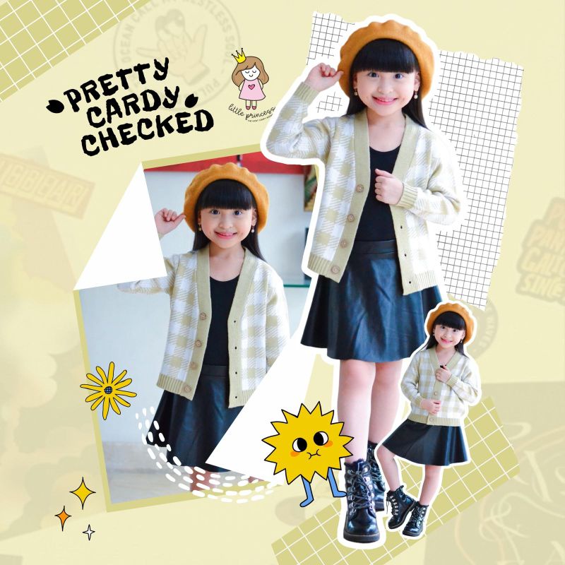 Cardigan Anak Pretty Cardy Cheked