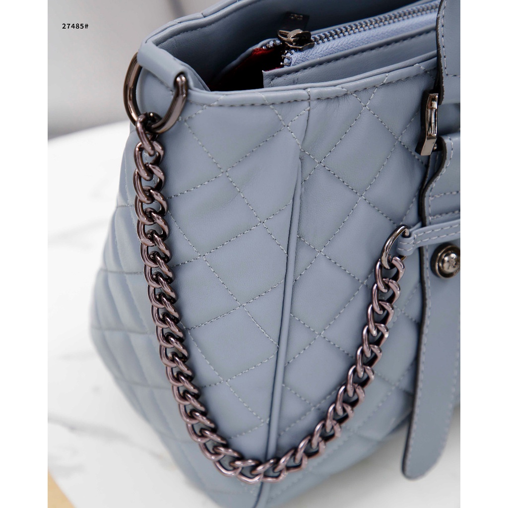 C Shoulder Bag with Gunmetal Hardware #27485