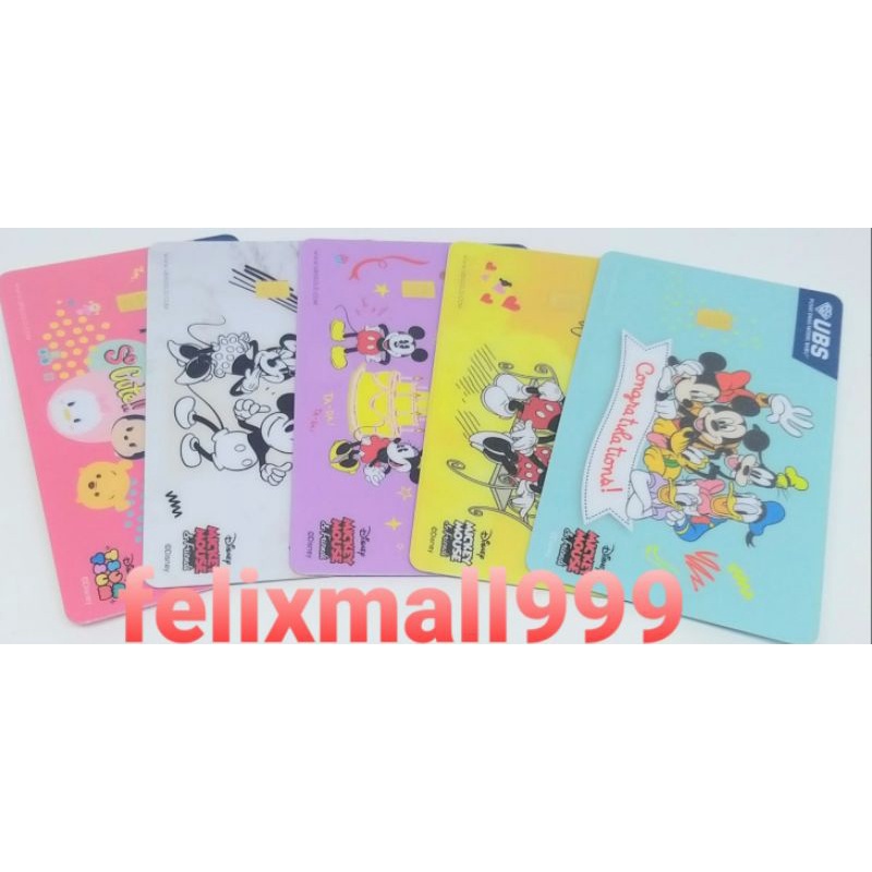 GIFT SERIES UBS DISNEY 0.1 GR HAPPY WEDDING BIRTHDAY THANK YOU MICKEY MINNIE CONGRATULATIONS FRIENDS