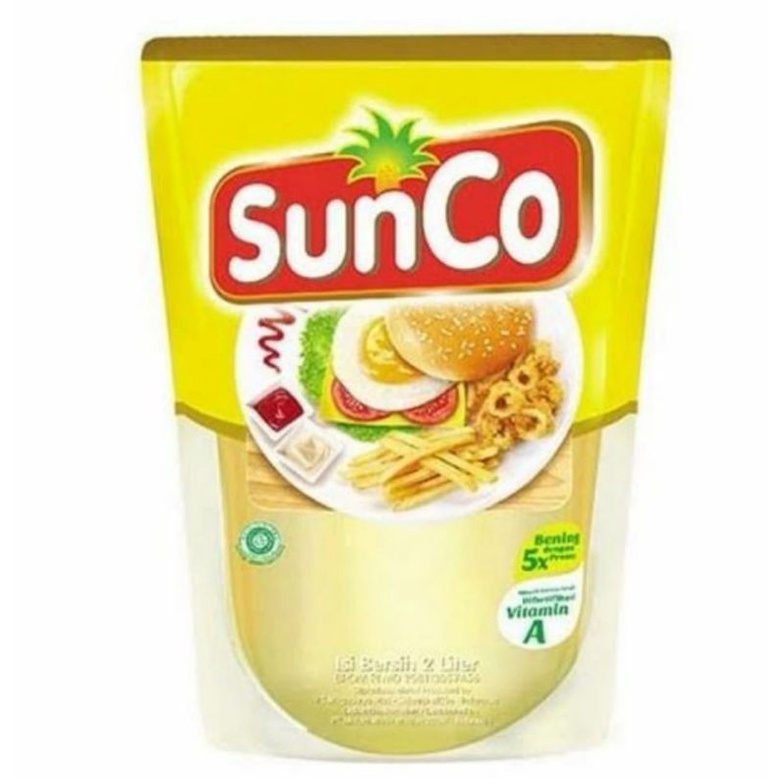 

Minyak goreng sunco kemasan 2 liter